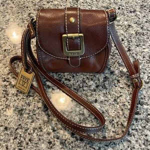 Frye Double Zip Crossbody Bag